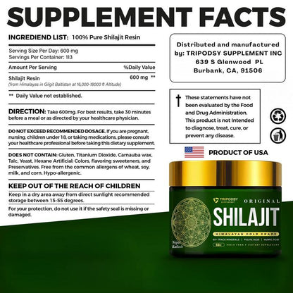 Pure Himalayan Shilajit Resin
